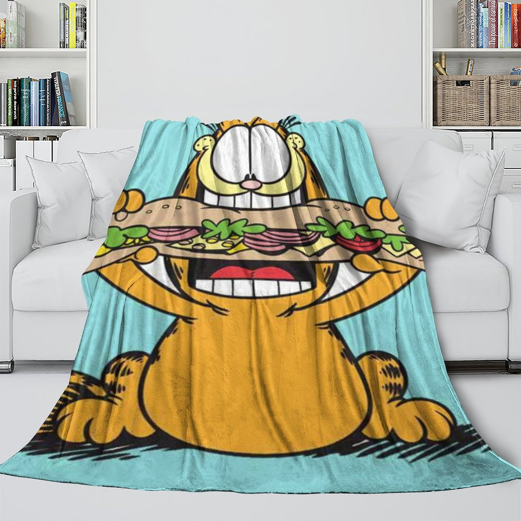 Garfield Blanket Flannel Throw Room Decoration