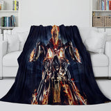 Ghost Rider Blanket Pattern Flannel Kids Room Throw