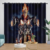 Ghost Rider Curtains Blackout Window Drapes Room Decoration