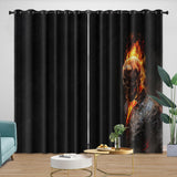 Ghost Rider Curtains Blackout Window Drapes Room Decoration