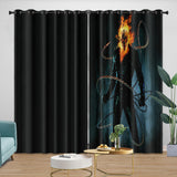 Ghost Rider Curtains Blackout Window Drapes Room Decoration