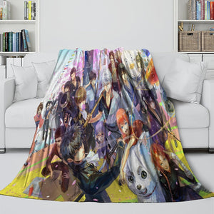 Gintama Blanket Flannel Fleece Throw Room Decoration