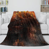 Godzilla Blanket Flannel Fleece Throw Kids Room Decoration