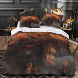 Godzilla Duvet Cover Pattern Bedding Set Without Filler