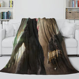Godzilla Minus One Blanket Flannel Fleece Throw Room Decoration