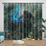 Godzilla Minus One Curtains Blackout Window Drapes