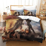 Godzilla X Kong The New Empire Bedding Set Duvet Cover Without Filler