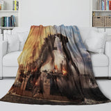 Godzilla X Kong The New Empire Blanket Flannel Fleece Throw