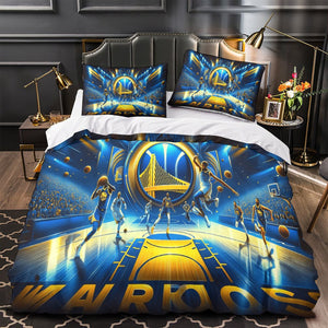 Golden State Warriors Bedding Set Duvet Cover Without Filler