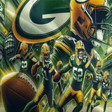 Green Bay Packers Bedding Set Duvet Cover Without Filler