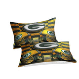 Green Bay Packers Bedding Set Duvet Cover Without Filler