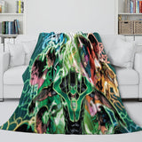 Green Lantern Blanket Flannel Throw Kids Room Decoration
