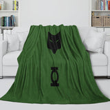 Green Lantern Blanket Flannel Throw Kids Room Decoration