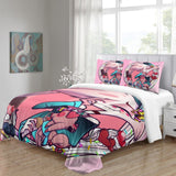 Hazbin Hotel Bedding Set Duvet Cover Without Filler