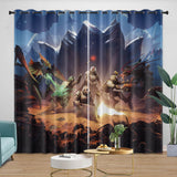 Helldivers 2 Curtains Blackout Window Drapes