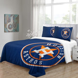 Houston Astros Bedding Set Quilt Cover Without Filler