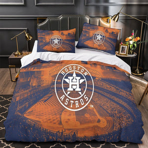Houston Astros Bedding Set Quilt Cover Without Filler