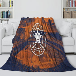 Houston Astros Blanket Flannel Throw Room Decoration