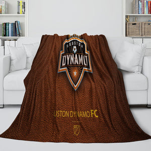 Houston Dynamo Blanket Flannel Fleece Throw Room Decoration