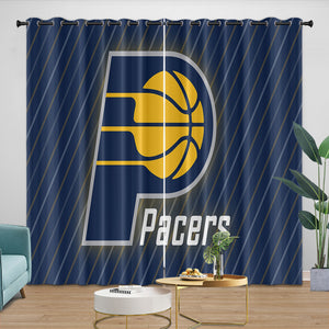 Indiana Pacers Curtains Blackout Window Drapes Room Decoration