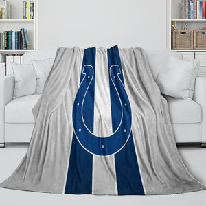 Indianapolis Colts Blanket Flannel Fleece Throw Room Decoration