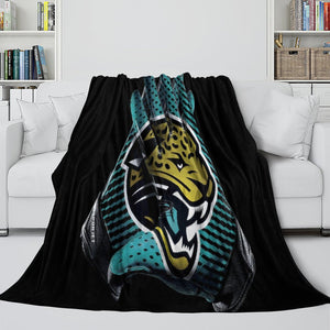 Jacksonville Jaguars Blanket Flannel Fleece Throw Room Decoration