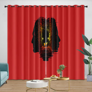 Joker Folie à Deux Curtains Blackout Window Drapes Room Decoration