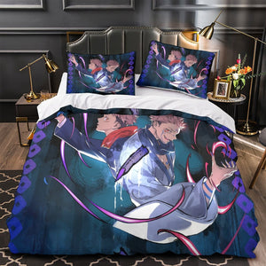 Jujutsu Kaisen Bedding Set Quilt Duvet Cover Without Filler
