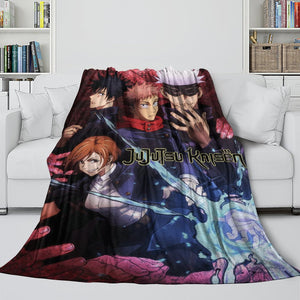Jujutsu Kaisen Blanket Flannel Fleece Throw Room Decoration