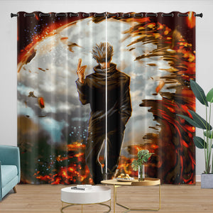 Jujutsu Kaisen Curtains Blackout Window Drapes Room Decoration