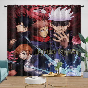 Jujutsu Kaisen Curtains Blackout Window Drapes
