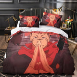 Jujutsu Kaisen Execution Duvet Cover Bedding Set Without Filler