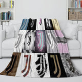 Juventus Football Club Blanket Flannel Fleece Room Decoration