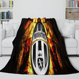 Juventus Football Club Blanket Flannel Fleece Room Decoration