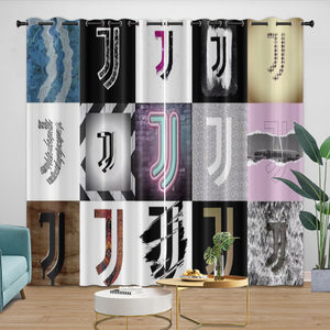 Juventus Football Club Curtains Blackout Window Drapes Room Decoration
