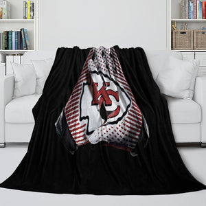 Kansas City Chiefs Blanket Flannel Fleece Throw Kids Room Decoration