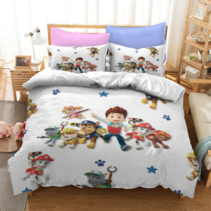 Kid bedding PAW Patrol Pattern Duvet Cover Without Filler