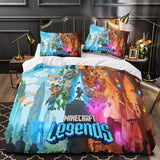 Kids bed Minecraft Bedding Set Pattern Quilt Duvet Cover Without Filler