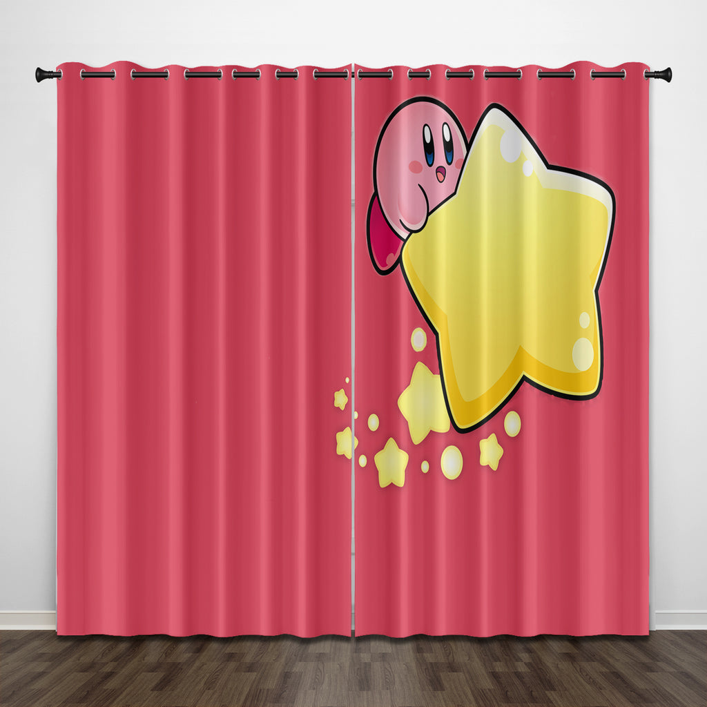 Kirby Curtains Pattern Blackout Window Drapes