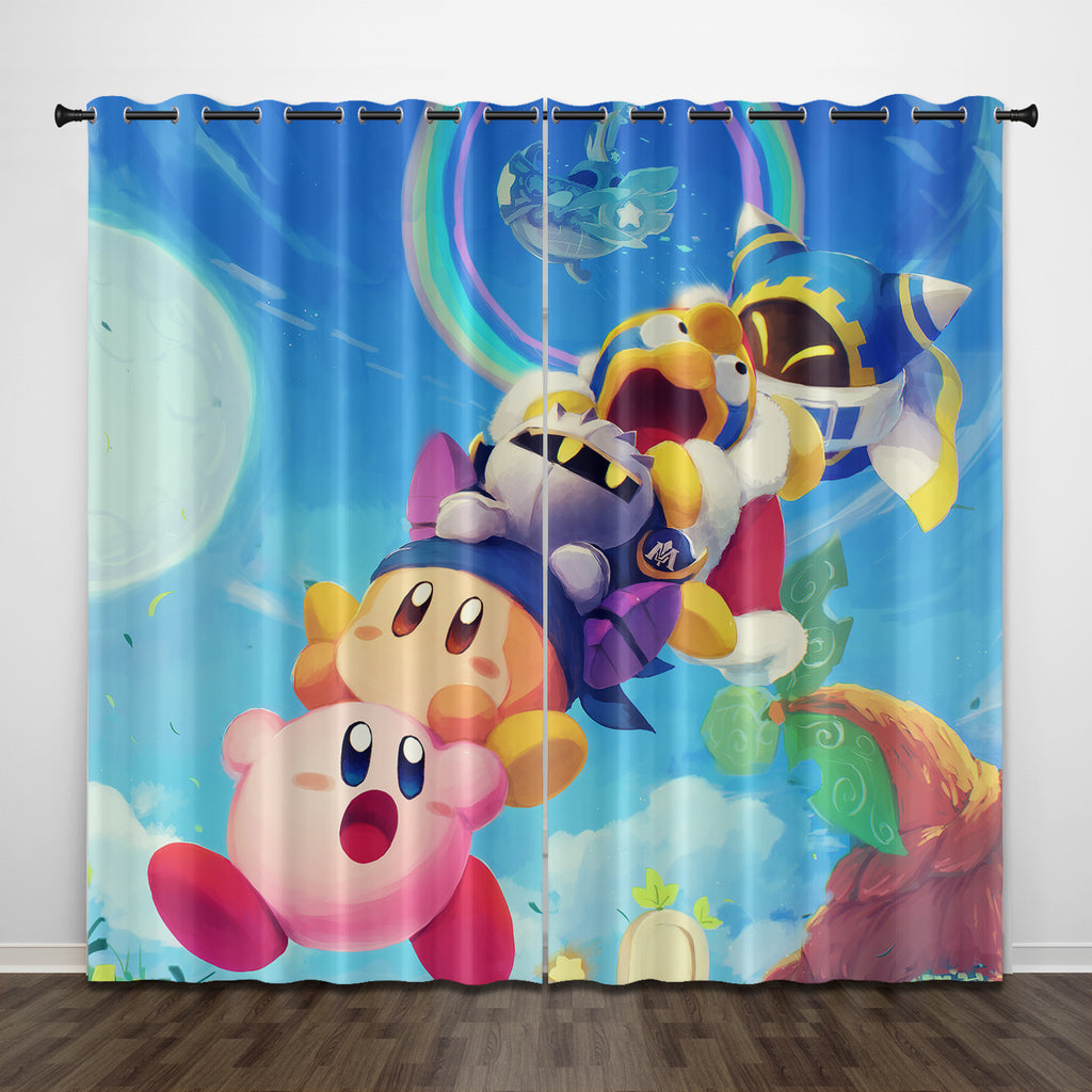 Kirby Curtains Pattern Blackout Window Drapes