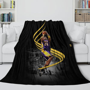 Kobe Blanket Flannel Fleece Throw Kids Room Decoration