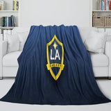 LA Galaxy Blanket Flannel Fleece Throw Room Decoration
