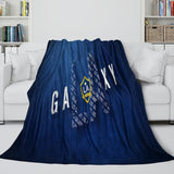 LA Galaxy Blanket Flannel Fleece Throw Room Decoration