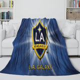 LA Galaxy Blanket Flannel Fleece Throw Room Decoration