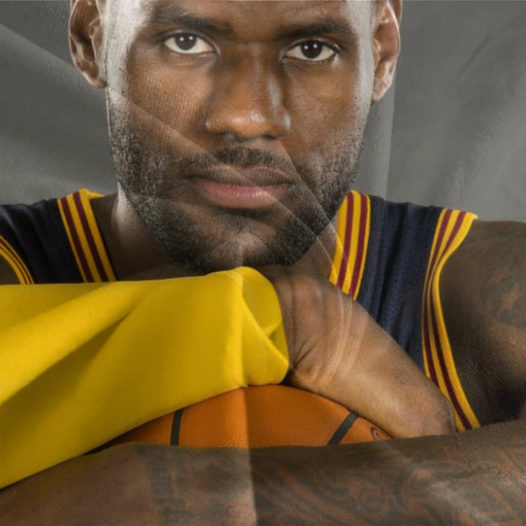 Lakers LeBron Raymone James Bedding Set Pattern Quilt Duvet Cover