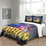 Lakers LeBron Raymone James Bedding Set Pattern Quilt Duvet Cover
