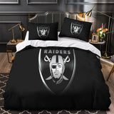 Las Vegas Raiders Bedding Set Duvet Cover Without Filler