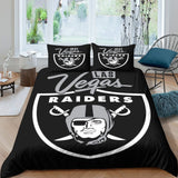 Las Vegas Raiders Bedding Set Duvet Cover Without Filler