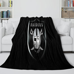 Las Vegas Raiders Blanket Flannel Fleece Throw