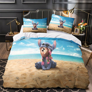 Lilo & Stitch 2025 Bedding Set Pattren Quilt Duvet Cover Without Filler